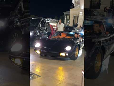 Lando Norris With Lamborghini Miura #billionaire #car #monaco #luxurycar #mclaren #landonorris #f1
