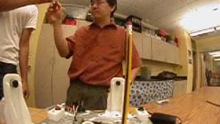 Embedded DVS pencil balancer at the Telluride Neuromorphic Workshop