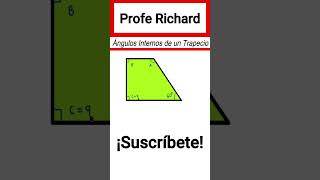 ✅👉Angulos internos de un trapecio