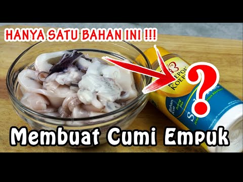 Cara membuat Cumi Asin Kering || yang empuk dan tidak alot saat di Makan.... 