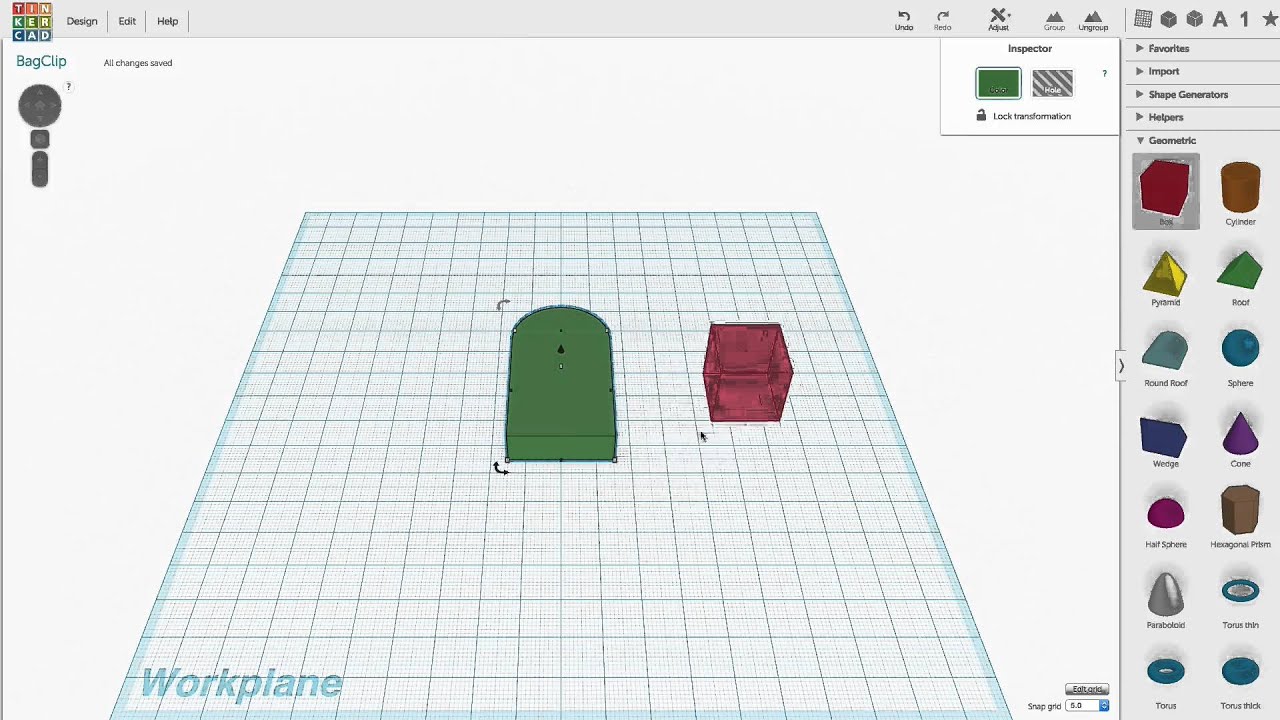 Tinkercad tutorial