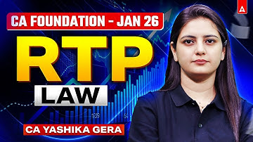 CA Foundation Business Law RTP Jan 2026 RTP | Jan 26 Law RTP Solutions