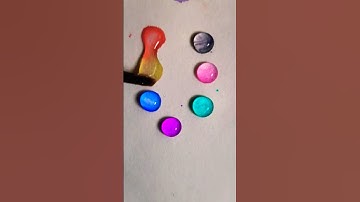 💧🌈 Color Mixing Water Drop Magic 🔴🟡🔵🟢🟣 | Satisfying Sketch Pen Shorts ✨ #shorts #asmr #experiment
