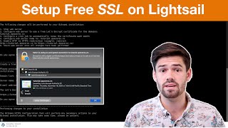 How to setup FREE SSL (HTTPS) Certificates on AWS Lightsail for WordPress | 4K TUTORIAL