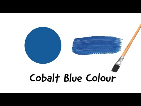 Cobalt Blue Colour, How To Make Cobalt Blue Colour, Colour Mixing