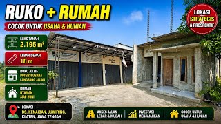 Yellow Zone Rice Field + Shop & Move-in Ready House Strategic Location | Profitable Investment!