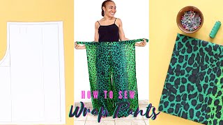 The best DIY Wrap Pants tutorial ever! Yes, I said so!