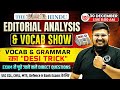 The Hindu Vocab &amp; Grammar | 30 Dec 2025 The Hindu Editorial Analysis &amp; Vocab Show | By Bhragu Sir