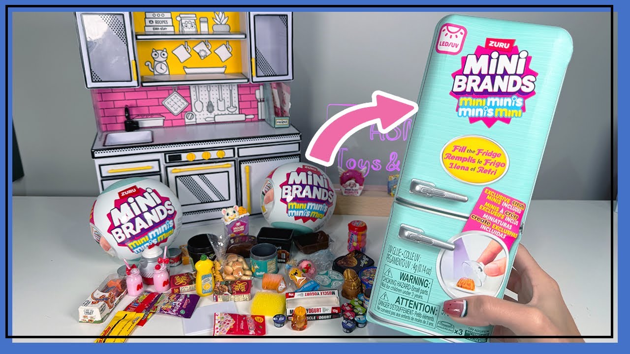 ASMR Unboxing & Organizing my Fridge! 🛒  | Viral New Zuru Fill the Fridge | No Talking ✨