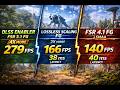 DLSS Enabler (FSR 3.1 FG) vs Lossless Scaling | FPS &amp; Gecikme Testi (Horizon Zero Dawn Remastered)
