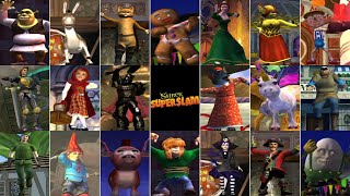 Shrek SuperSlam (GCN) // All Playable Characters