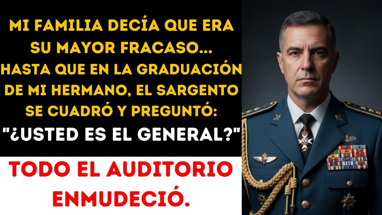 Mi Familia Dijo Que Era Su Mayor Decepción... Hasta Que El Sargento Se Cuadró: '¿Mi General, Señor?