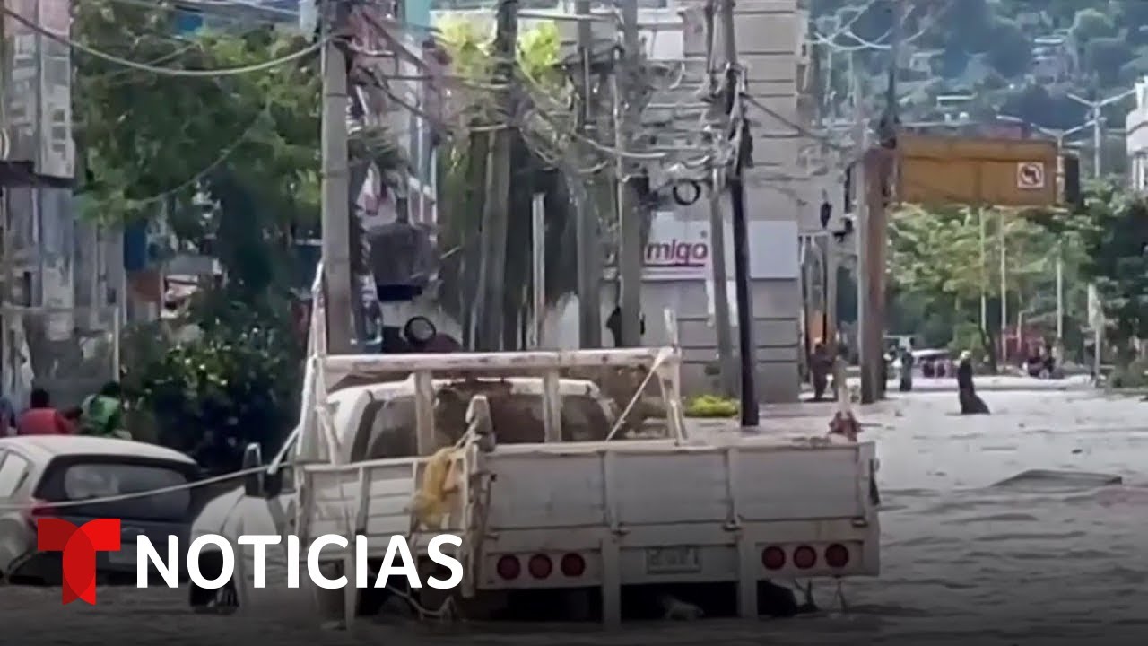 Las lluvias y las inundaciones dejan un escenario de desastre en México | Noticias Telemundo