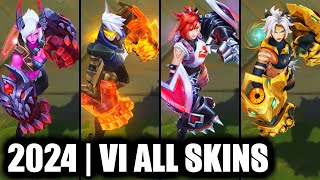 ALL VI SKINS SPOTLIGHT 2024 | League of Legends