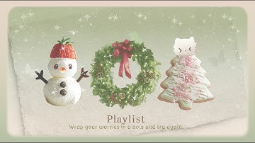 Wrap your worries in a bow and try again. 🎧A soft and sweet winter lofi that melts the cold away🎧