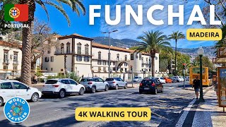 Funchal, Madeira 4K  A Walking Tour Through Paradise!