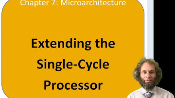 DDCA Ch7 - Part 5: RISC-V Single-Cycle Processor: Adding Instructions