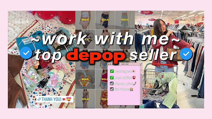 WORK WITH ME | FULL TIME TOP DEPOP SELLER
