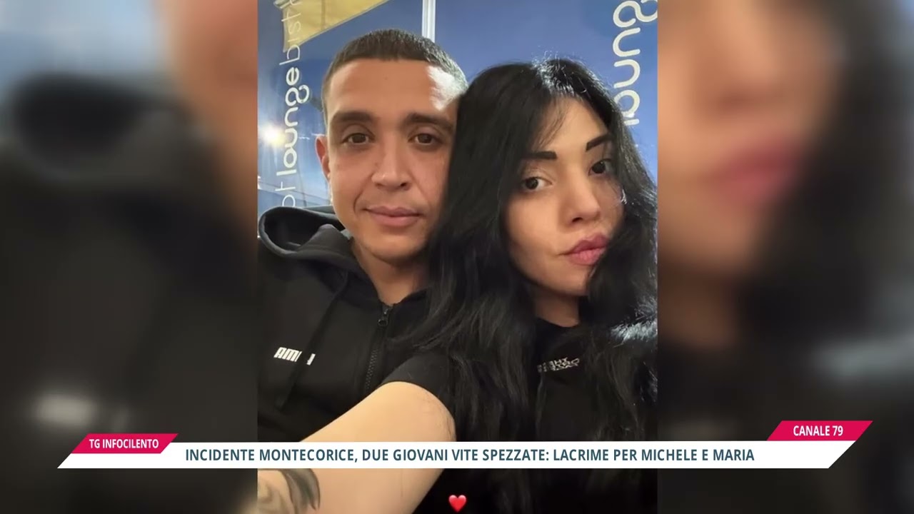 Incidente Montecorice, due giovani vite spezzate: lacrime per Michele e Maria