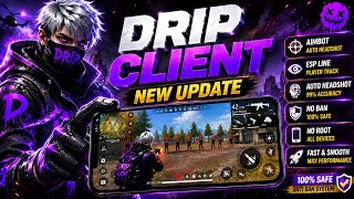 DRIP CLIENT PANEL 2026 NEW UPDATE | FREE FIRE ANTIBAN PANEL 🔥 #gaming #freefire #newupdate #trending