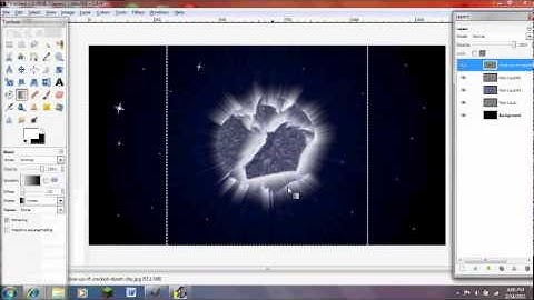 How to Make a Cool Desktop Background in Gimp