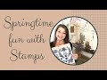 Iron Orchid Designs Decor Stamps | Stamped Tea Towel | Book Page Banner | Monogrammed Candle Wrap