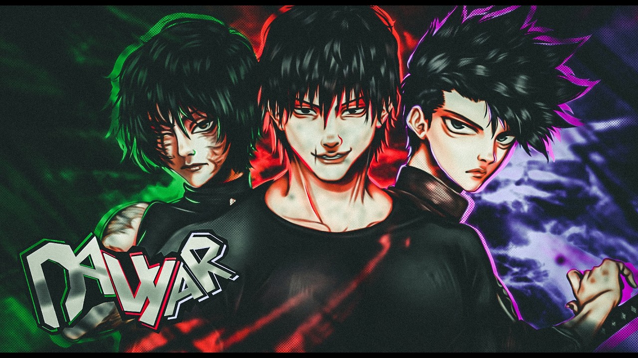 Capa de RESTRIÇÃO | Maki, Toji e Tsurugi (Jujutsu Kaisen) | Davyar