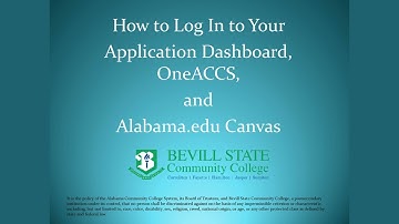 Bevill State Student Login Information