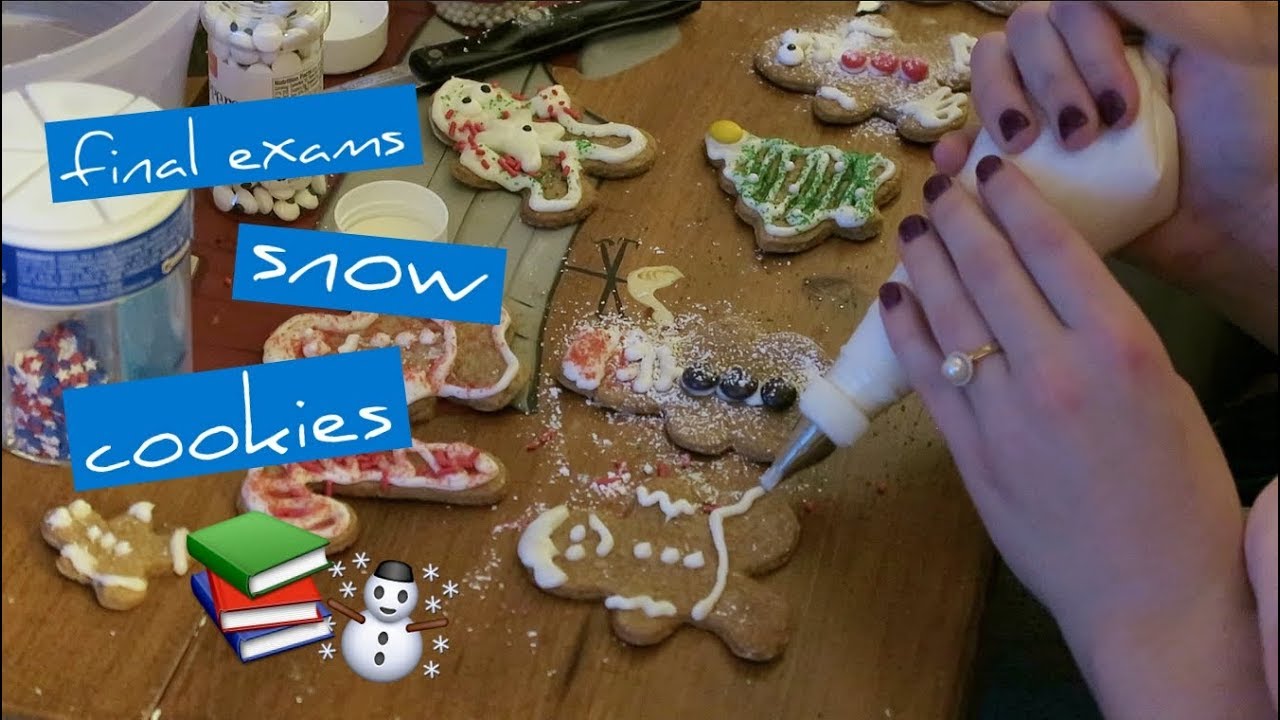 video phone beyonce mp3 final exams, snow, & baking cookies | vlogmas day 10