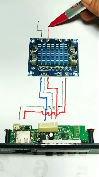 Jalur yang benar module MP3 & TPA 3110#shorts