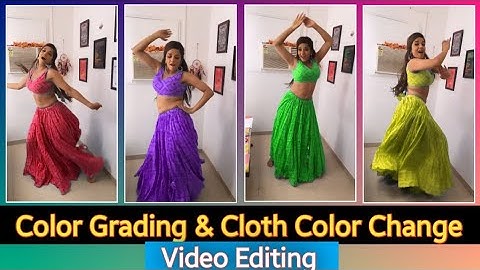 One Click & Cloth Color Change || Color Grading Video Editing in Kinemaster App||R K Aryan Official