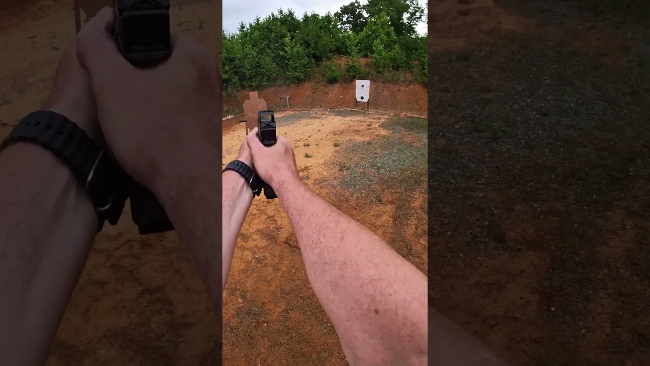 Range day - moving & shooting - IDPA training drill