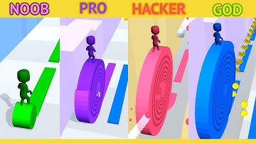 Layers Roll  NOOB PRO HACKER Gameplay Walkthrough Android IOS  All Levels Ep 5