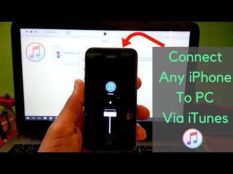 How To Connect Any iPhone(4/4s/5/5s.....) To PC Via iTunes Latest Working