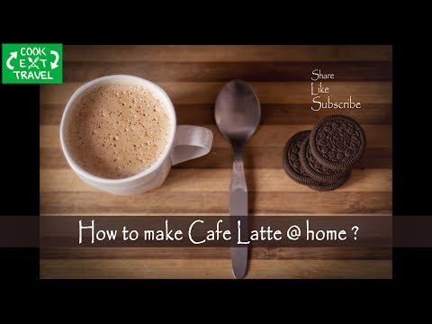 How to make Creamy Hot Coffee @ Home ? (cafe latte)