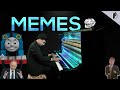 MEME SONGS ON PIANO | With super LED 😬