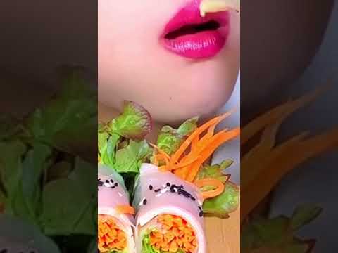 #asmr #saladroll #สลัดโรล #juiasmrจุ้ย #จุ้ยพรประภาchannel