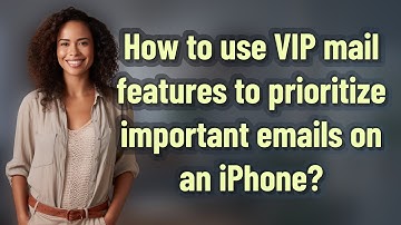 How to use VIP mail features to prioritize important emails on an iPhone?