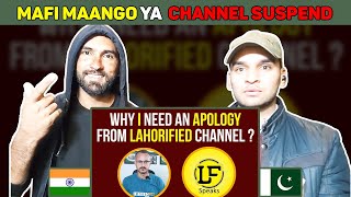 Pakistani Reacts to Why I Need an Apology From Lahorified Channel | Pakistan Reaction