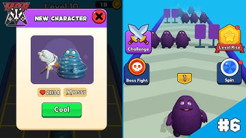 Grimace Runner Max Level Character Gameplay 6 | Grimase Run: Merge Master