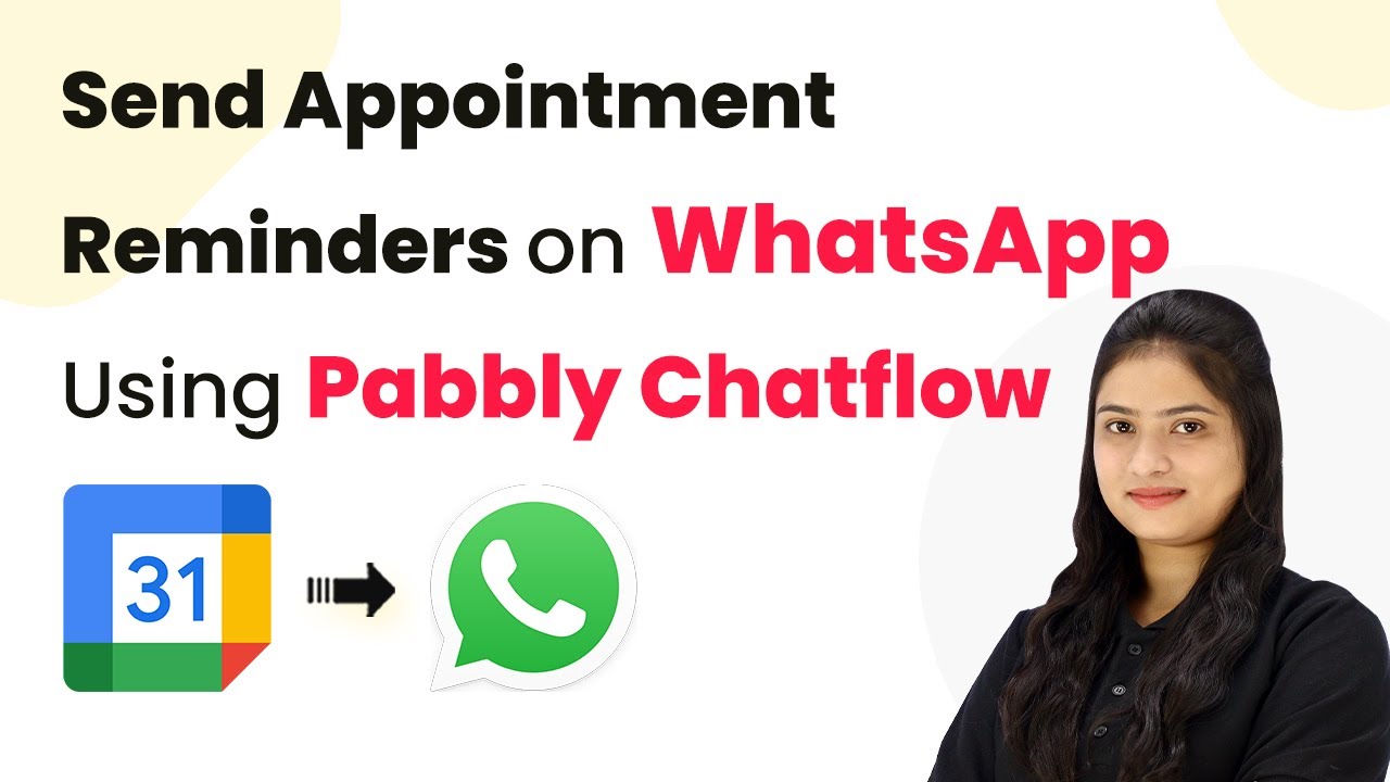 Как отправлять напоминания о встречах в WhatsApp с помощью Pabbly Chatflow