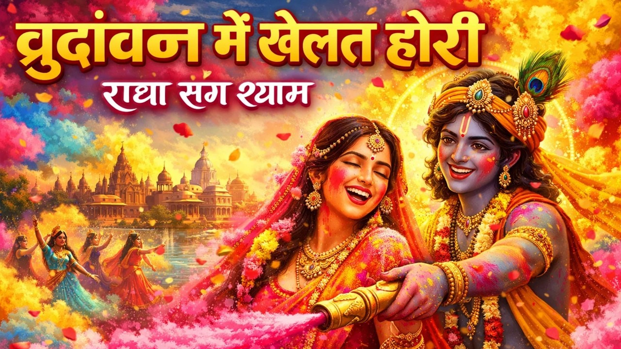 वृंदावन में खेलत होरी | Vrindavan Mein Khelat Holi #radhakrishna #holispecial