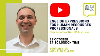 English Vocabulary and Expressions  For Human Resources Professionals  Business English Series