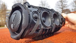 JBL Xtreme 4 ON IT’S LIMITS !!! PUSHED RADIATOR + LFM + 100% VOL. + EQ !!! extreme BASS TEST !!!