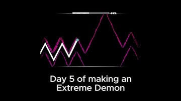 Day 5 of Making an Extreme Demon In GD #geometrydash #gddemon #gdtop
