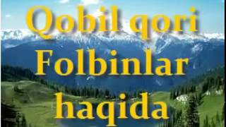 Qobil qori Folbinlar haqida