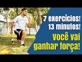 7 EXERCÍCIOS DE FORÇA E RESISTÊNCIA PARA FAZER EM CASA | FUTEBOL | CARLOS BERTOLDI | TICÃO