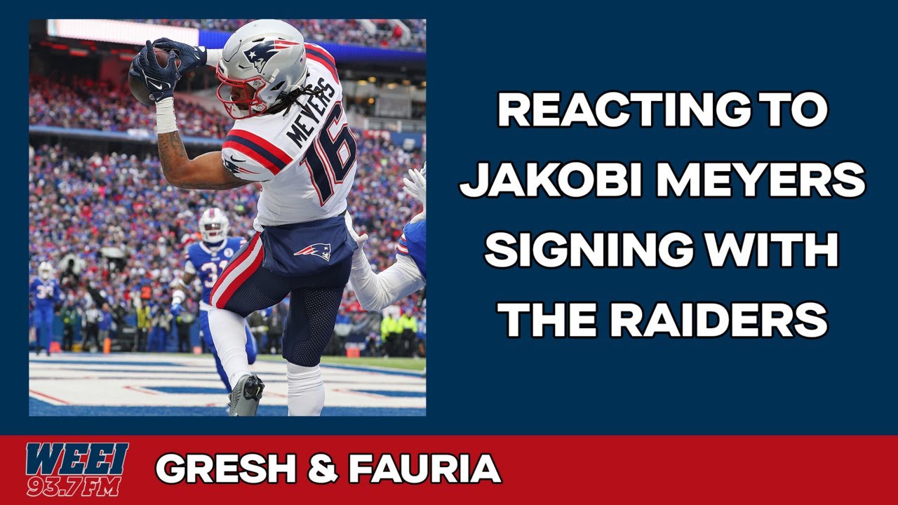 Las Vegas Raiders signing ex-Patriots WR Jakobi Meyers to three ...
