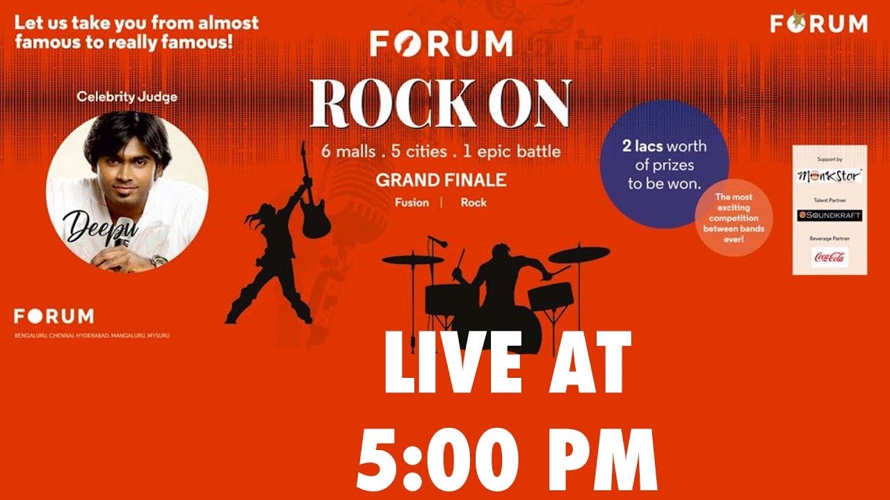 Forum Rock On Live Event Battle Of Bands Hyderabad YouTube Forum Rock On Live Event Battle Of Bands Hyderabad YouTube