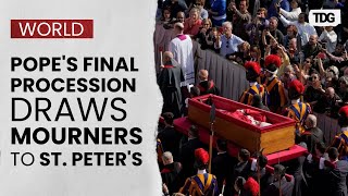 Pope Francis’s Coffin Moved to St. Peter’s as Thousands Pay Final Respects
